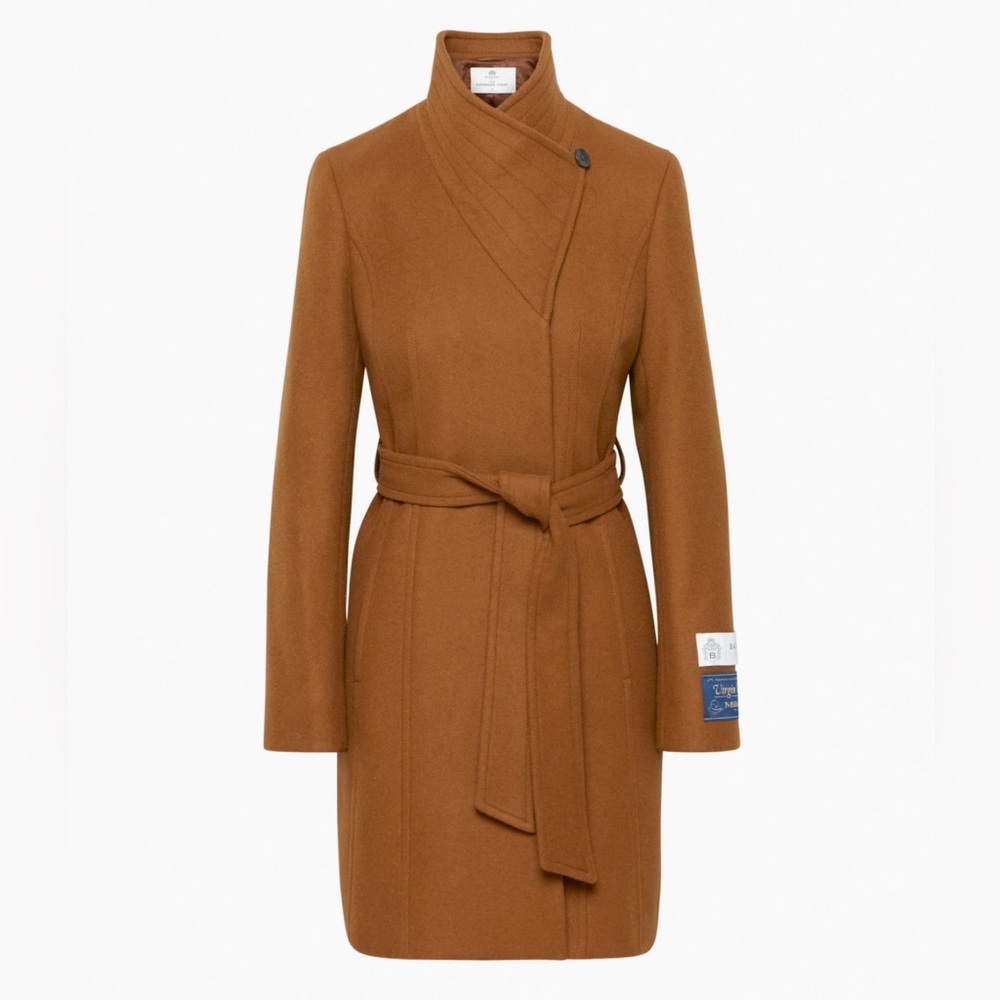 Aritzia Babaton Connor Coat Size Small in Dove Taupe - Picture 2 of 8